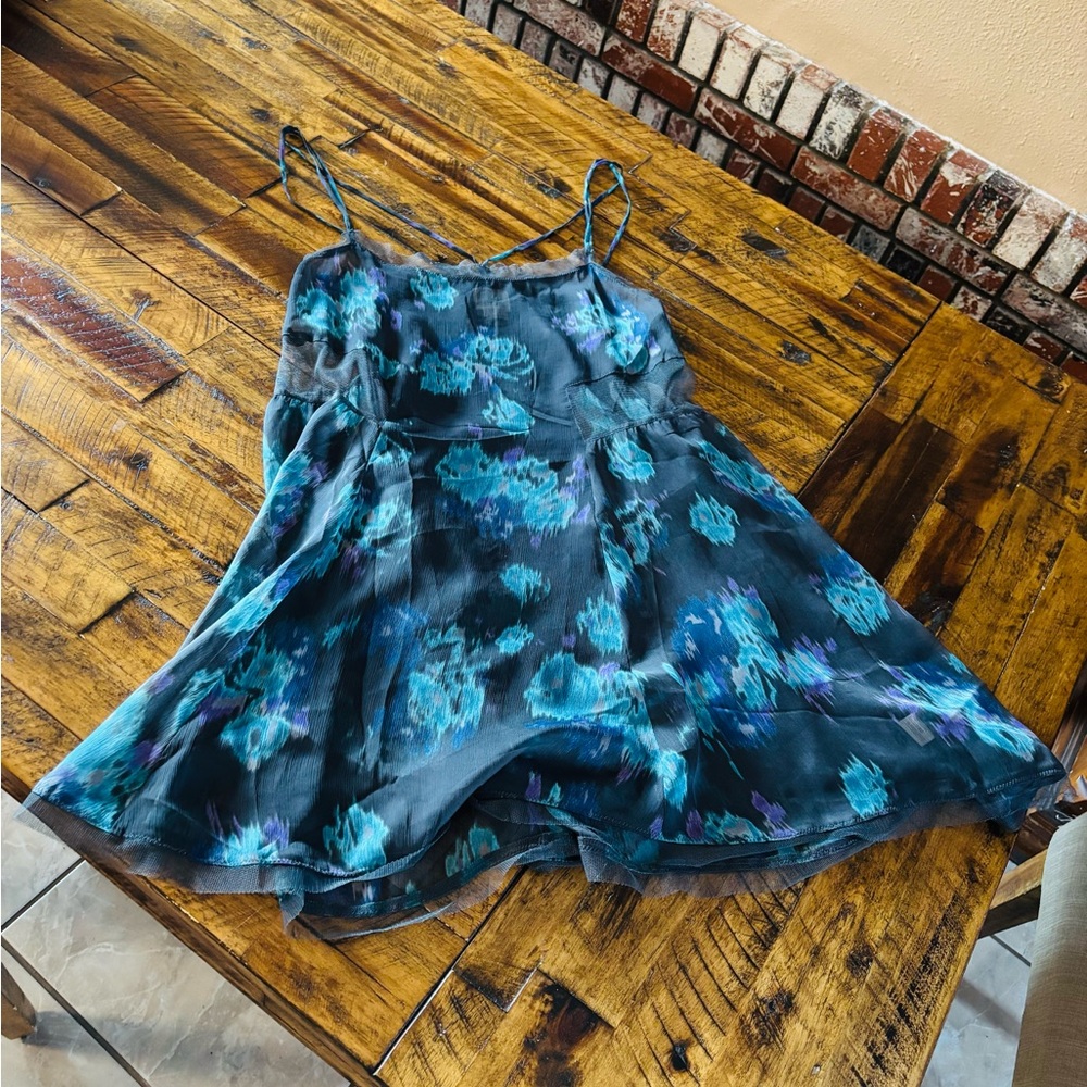 Free People Multicolor Mesh Dress